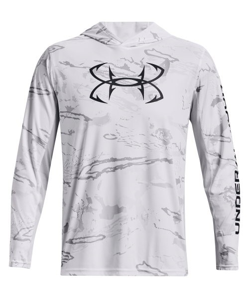 Under Armour Tech Terry Fish Hook Hoodie Carolina Blue L, Under Armour  Hooded Fishing Shirts